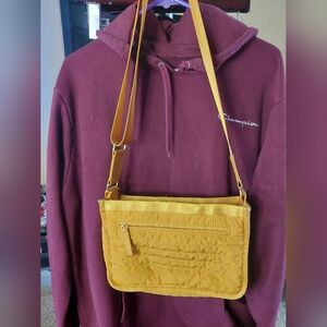 Puffy Yellow Crossbody Bag